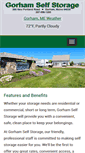 Mobile Screenshot of gorhamselfstorage.com